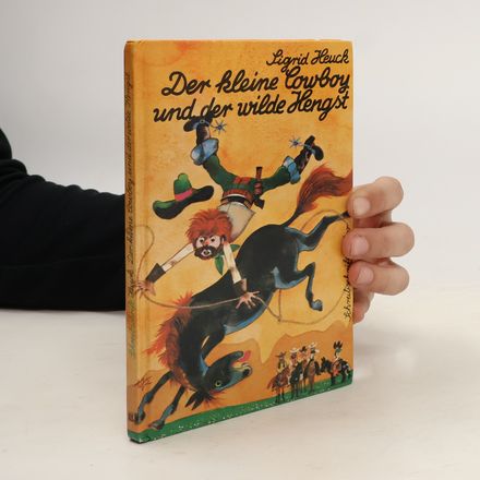 Der kleine Cowboy und der wilde Hengst.