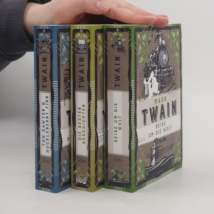 Mark Twain, Grosse Werke in 3 Bänden im Schmuck-Schuber