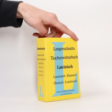 Langenscheidts Taschenwörterbuch der lateinischen und deutschen Sprache