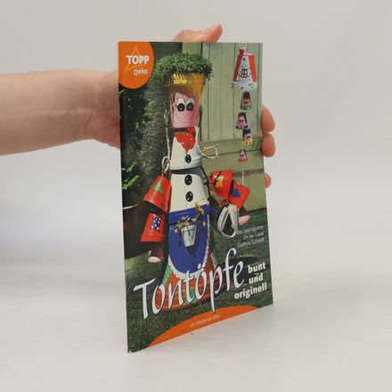 Tontöpfe bunt und originell im Material-Mix