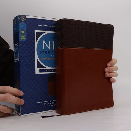 NIV Study Bible, Fully Revised Edition, Large Print, Leathersoft, Brown, Red Letter, Comfort Print