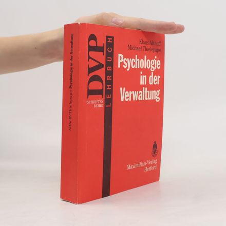 DVP Schriftenreihe: Psychologie in der Verwaltung