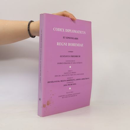 Codex diplomaticus et epistolaris Regni Bohemiae VI/1