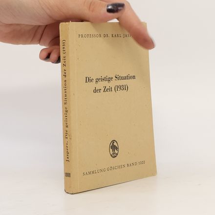 Die geistige Situation der Zeit 1931