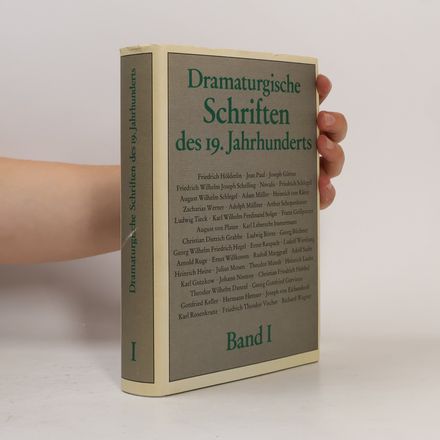 Dramaturgische Schriften des 19. Jahrhunderts