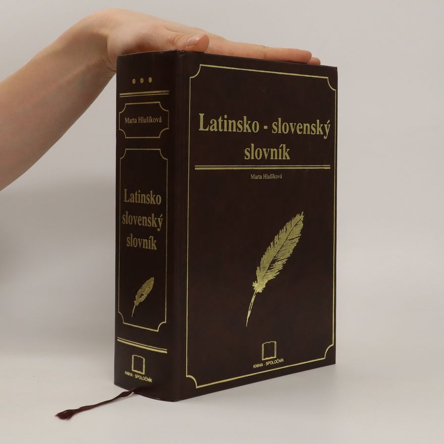 Marta Hlušíková Latinsko-slovenský slovník
