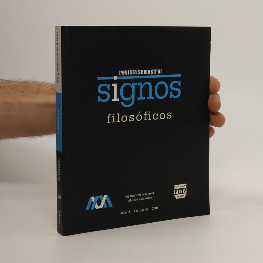 Autorenkollektiv Revista semestral: signos filosóficos