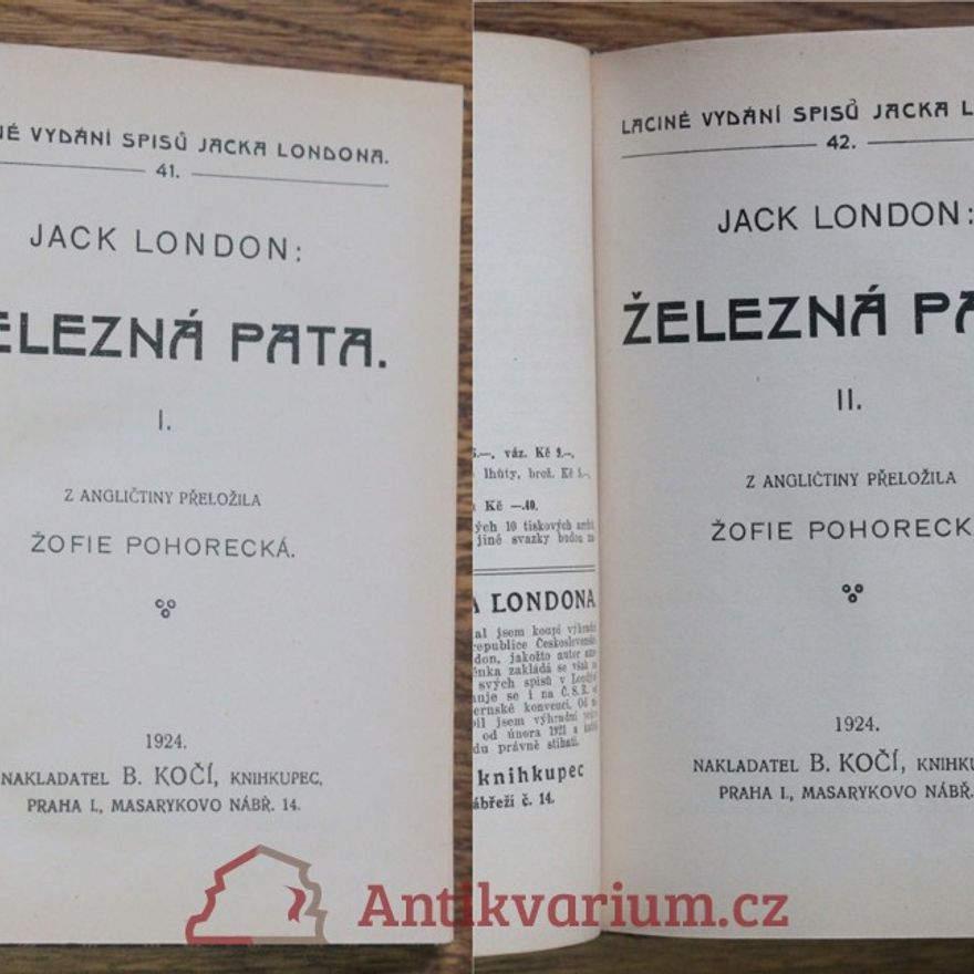 Jack London Železná pata 1