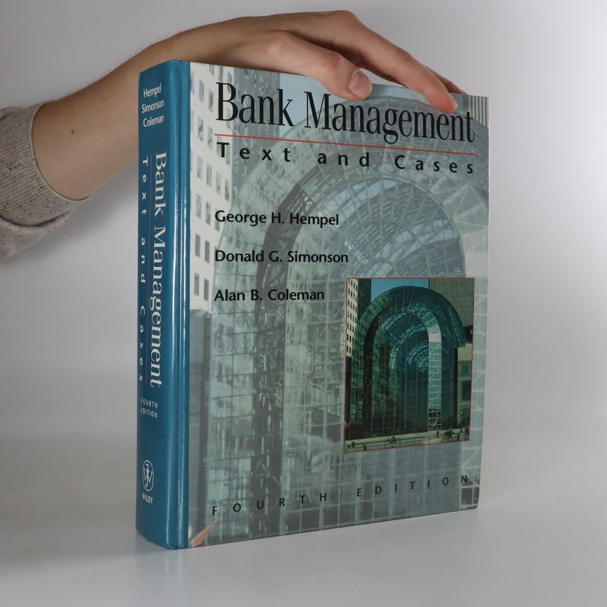 Alan B. Coleman Bank management. Text and cases.