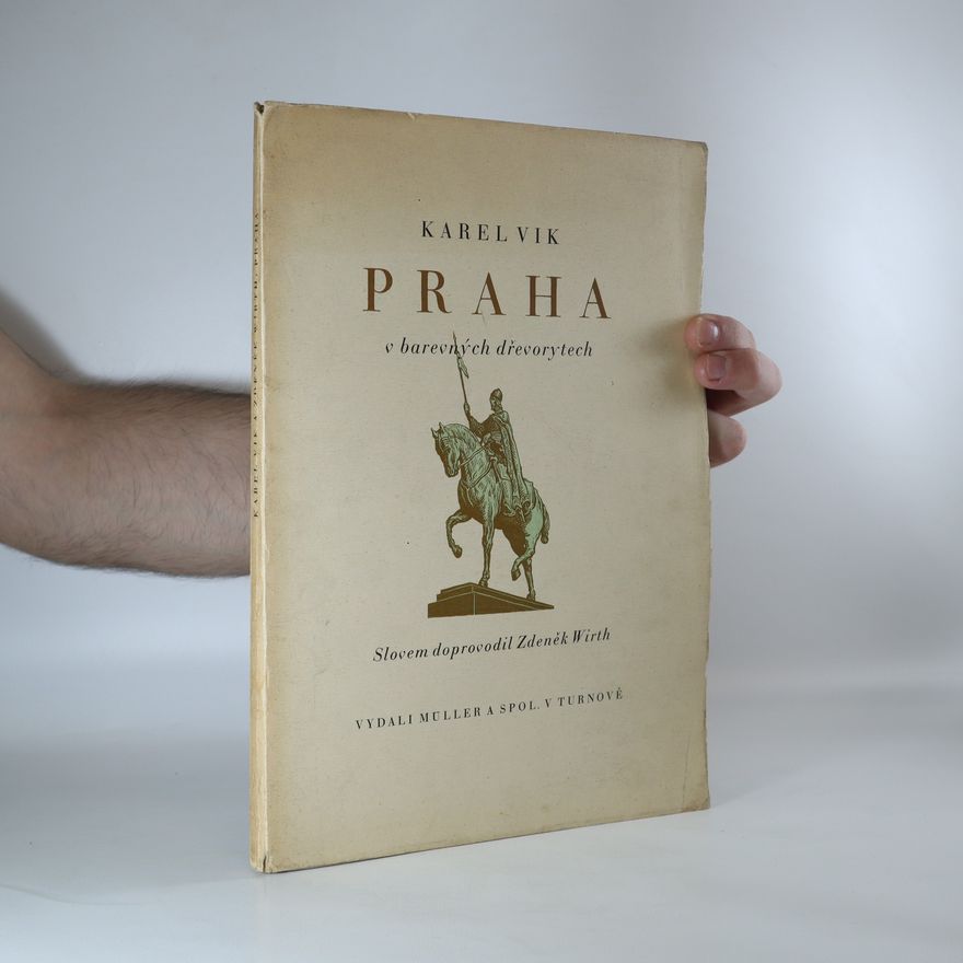 Karel Vik Praha v barevných dřevorytech