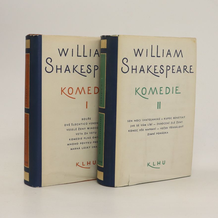 William Shakespeare Komedie I-II