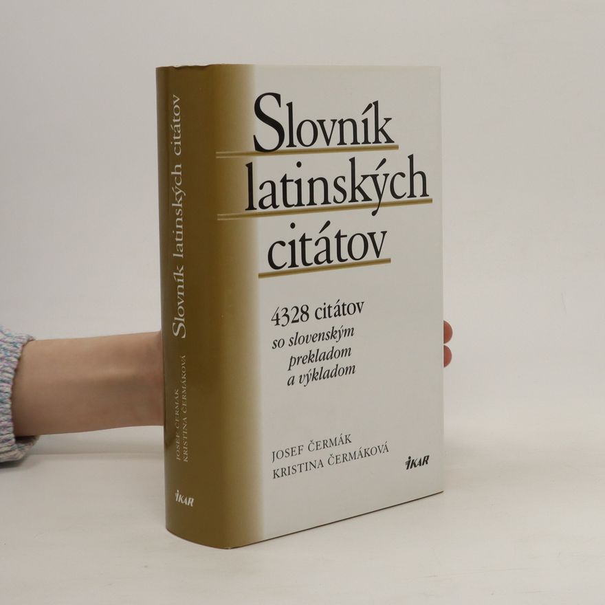 Rudolf Čižmárik Slovník latinských citátov