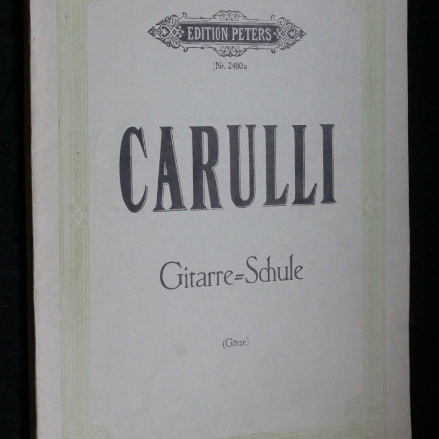 Walter Götze Carulli, gitarre=schule