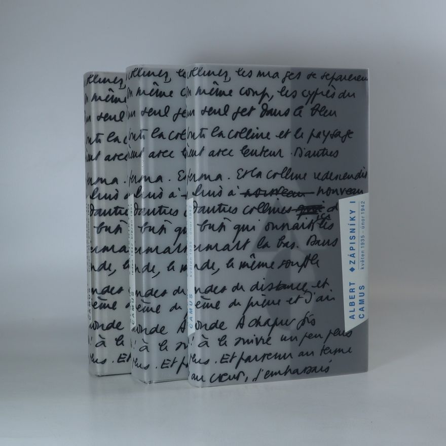 Albert Camus Zápisníky. I.-III. díl. (komplet 3 svazky)