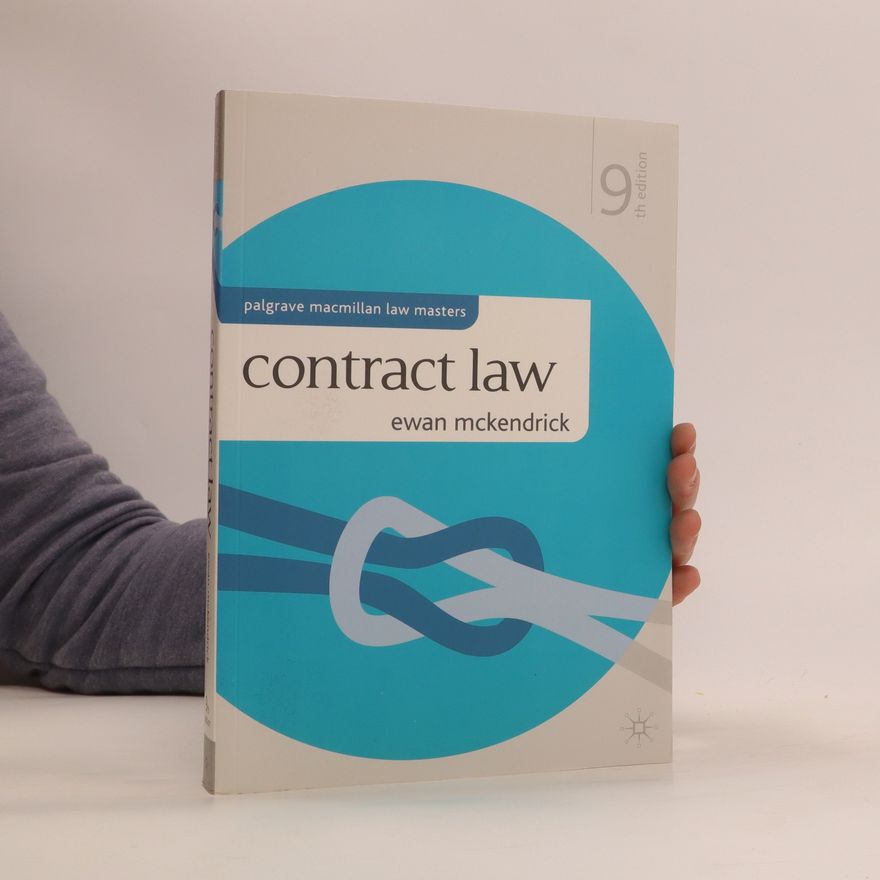 Ewan McKendrick Contract law