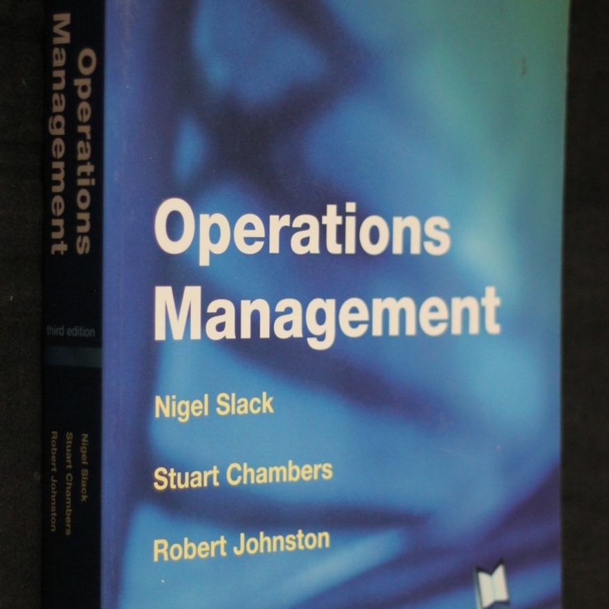 Nigel Slack Operations management