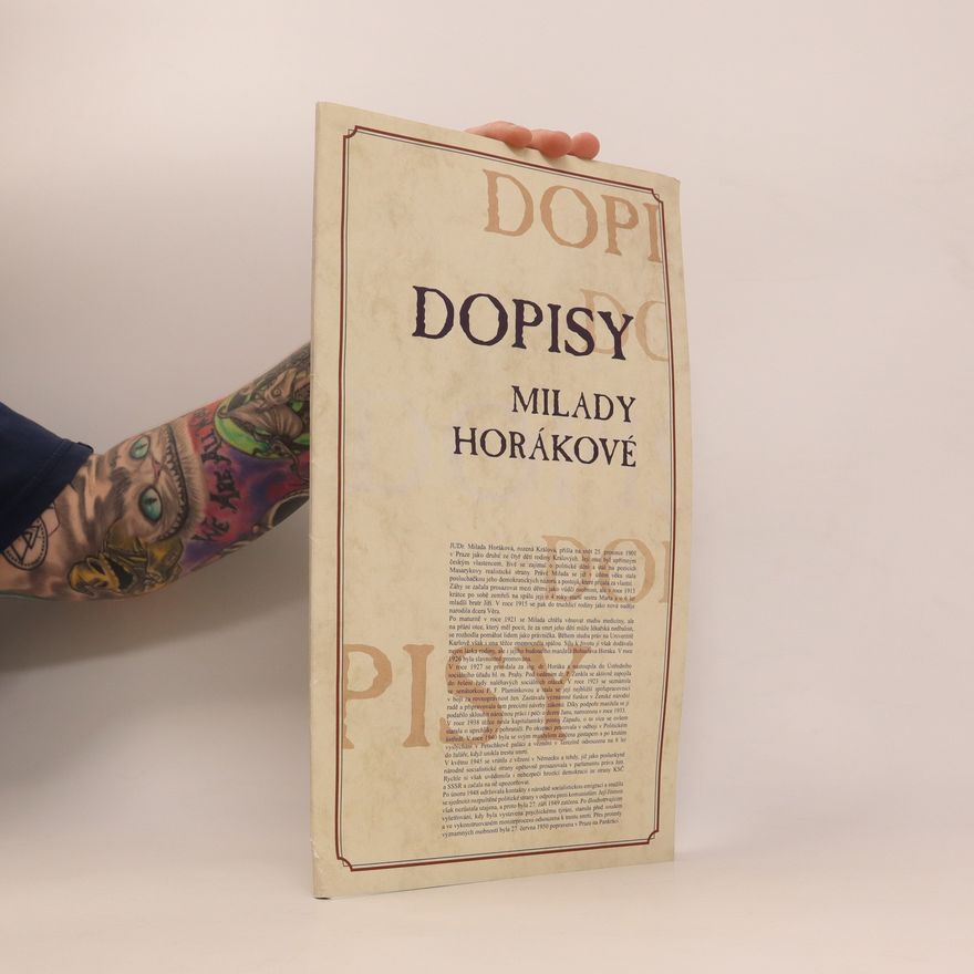Milada Horáková Dopisy Milady Horákové