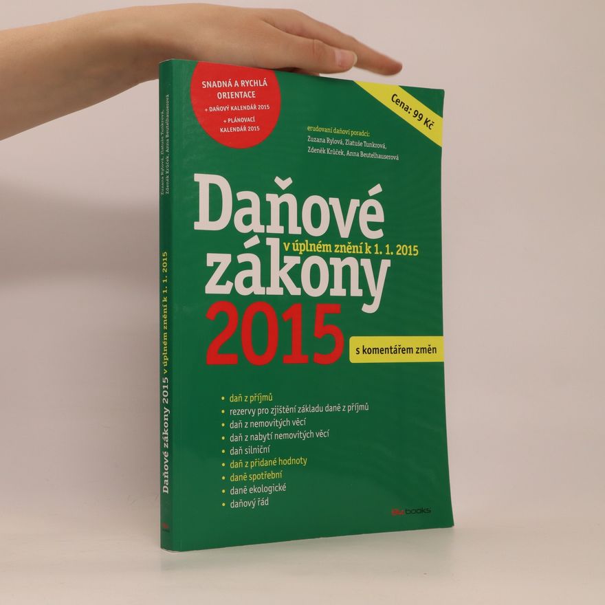 Kolektiv autorů Daňové zákony 2015