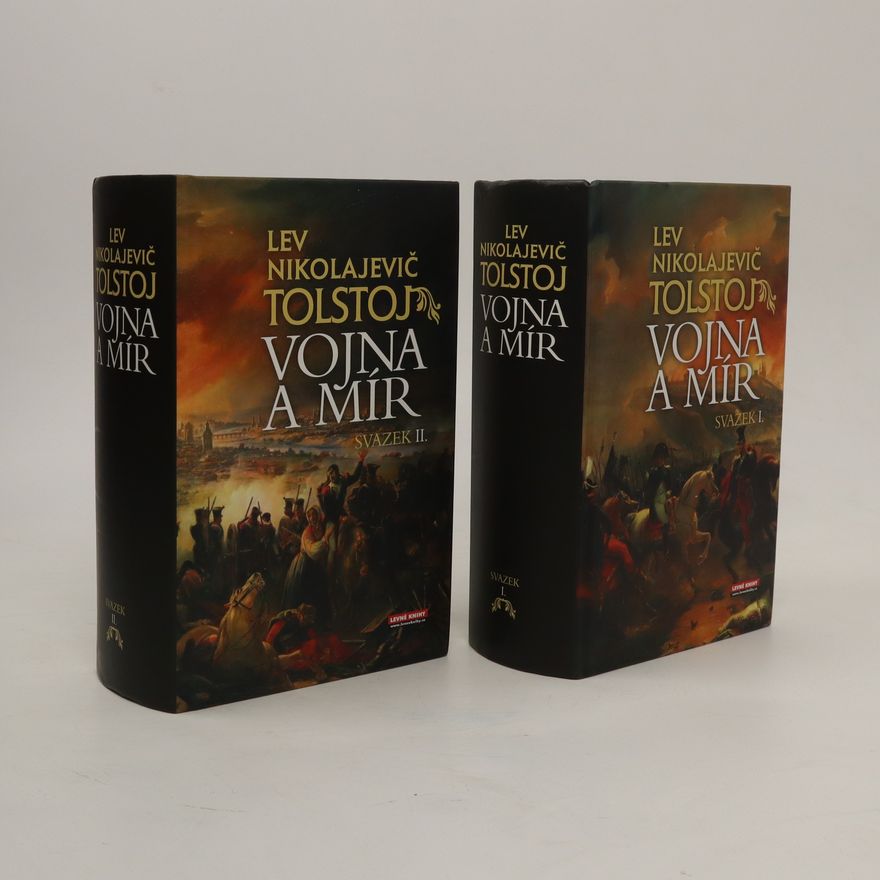 Lev Nikolajevič Tolstoj Vojna a mír (4 díly ve 2 svazcích, komplet)