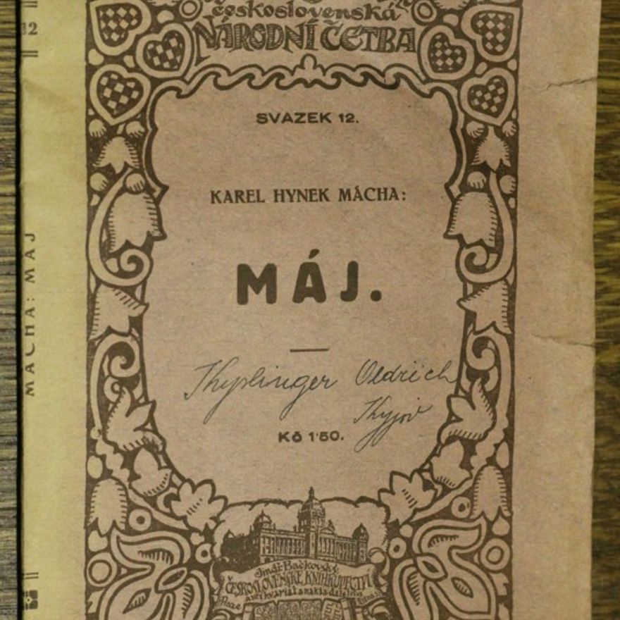 Karel Hynek Mácha Máj : báseň od Karla Hynka Máchy