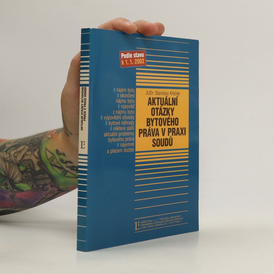 Stanislav Křeček Aktuální otázky bytového práva v praxi soudu