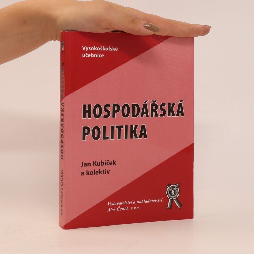 Jan Kubíček Hospodářská politika