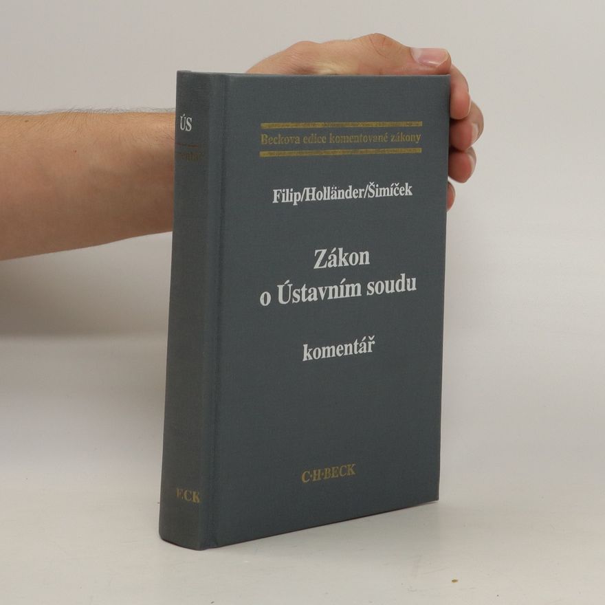 P. Holländer Zákon o Ústavním soudu