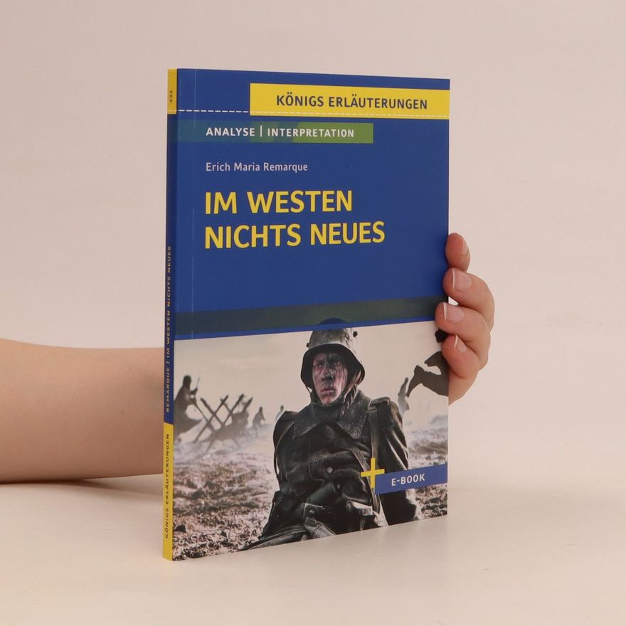 Erich Maria Remarque Im Westen Nichts Neues