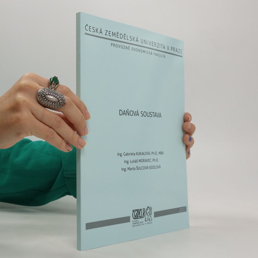 Marta Šulcová-Seidlová Daňová soustava
