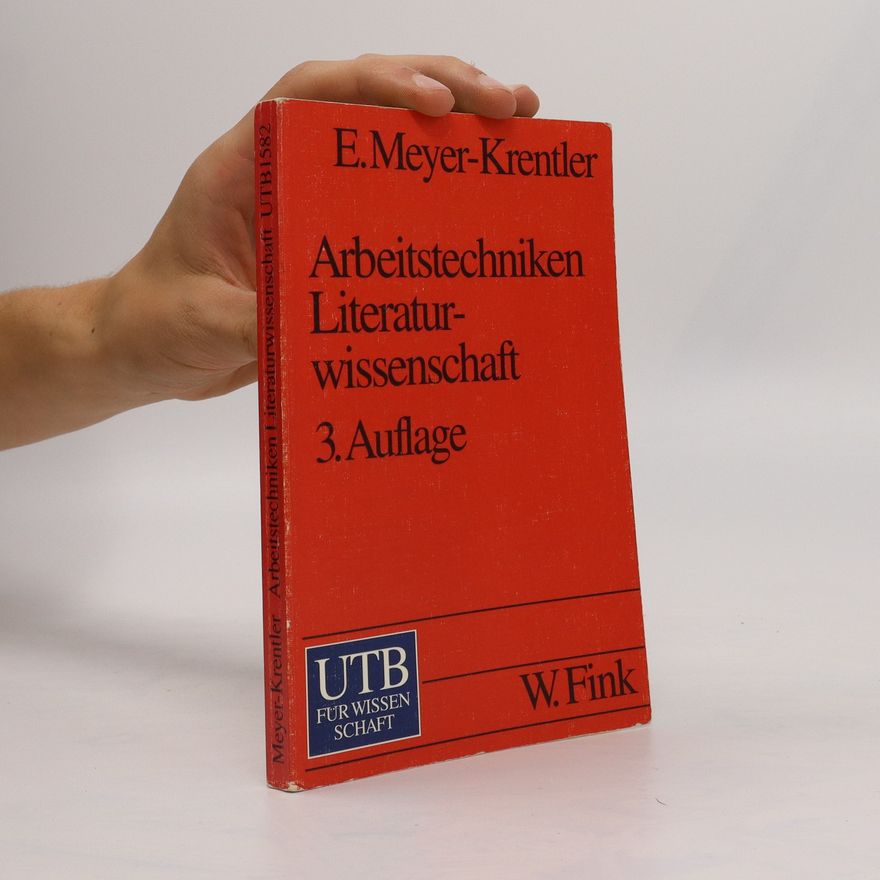 Burkhard Moennighoff Arbeitstechniken Literaturwissenschaft