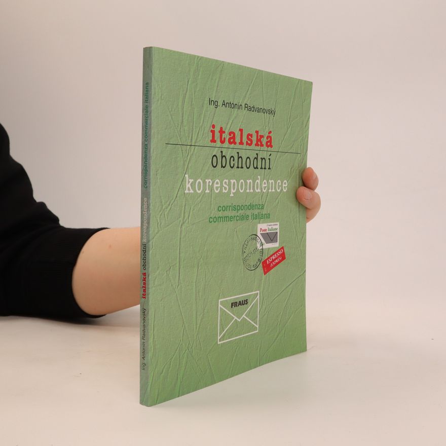 Antonín Radvanovský Italská obchodní korespondence
