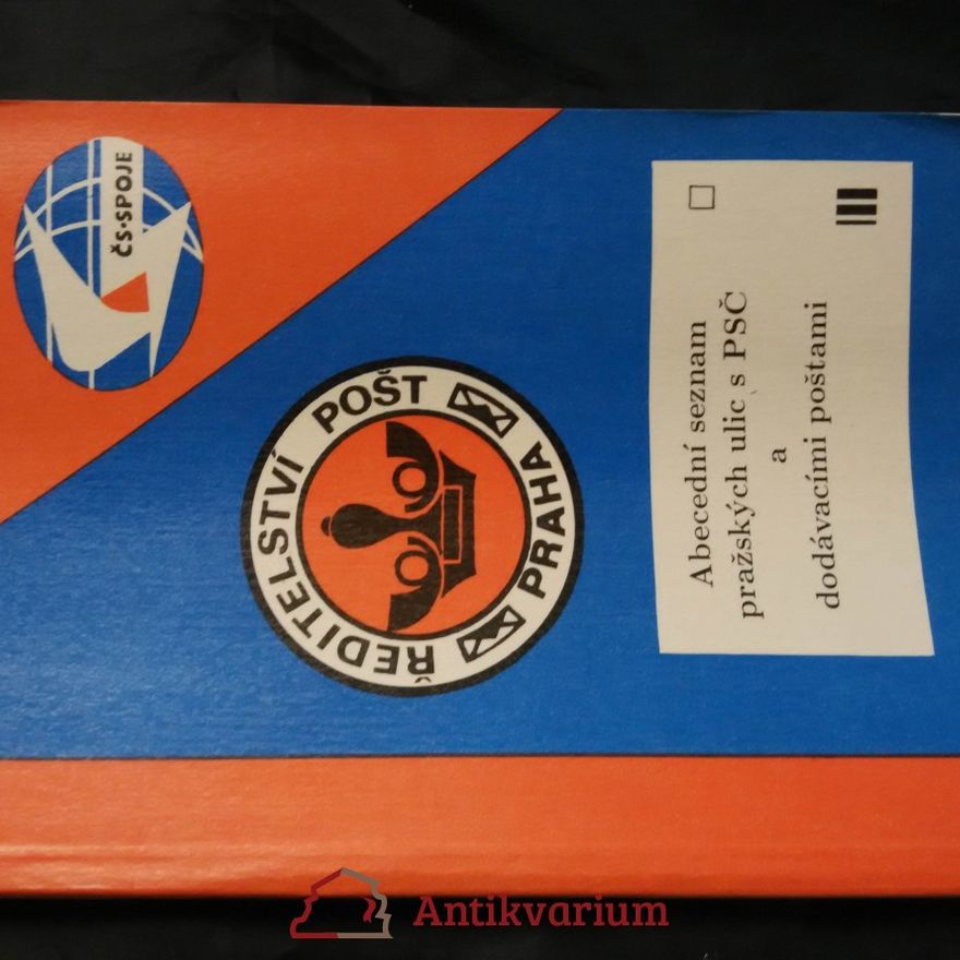 Kolektív autorov Abecední seznam pražských ulic s PSČ a dodávacími poštami k 28. 2. 1991(Obr., 208 s.)