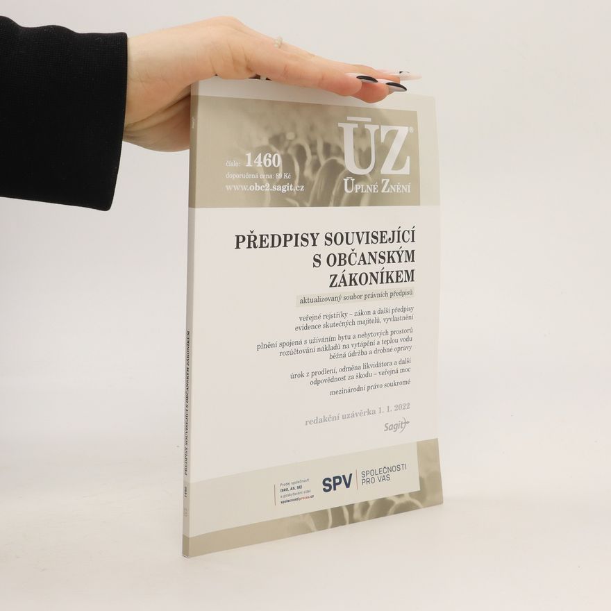Various authors Předpisy související s občanským zákoníkem