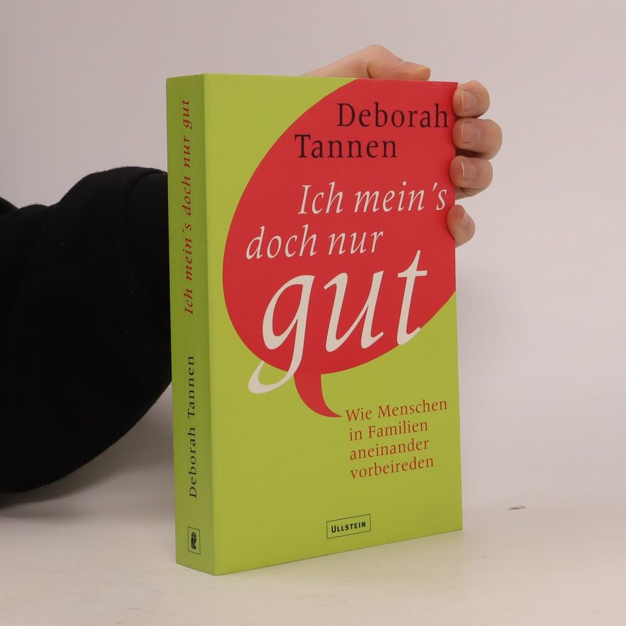 Deborah Tannen Ich mein's doch nur gut