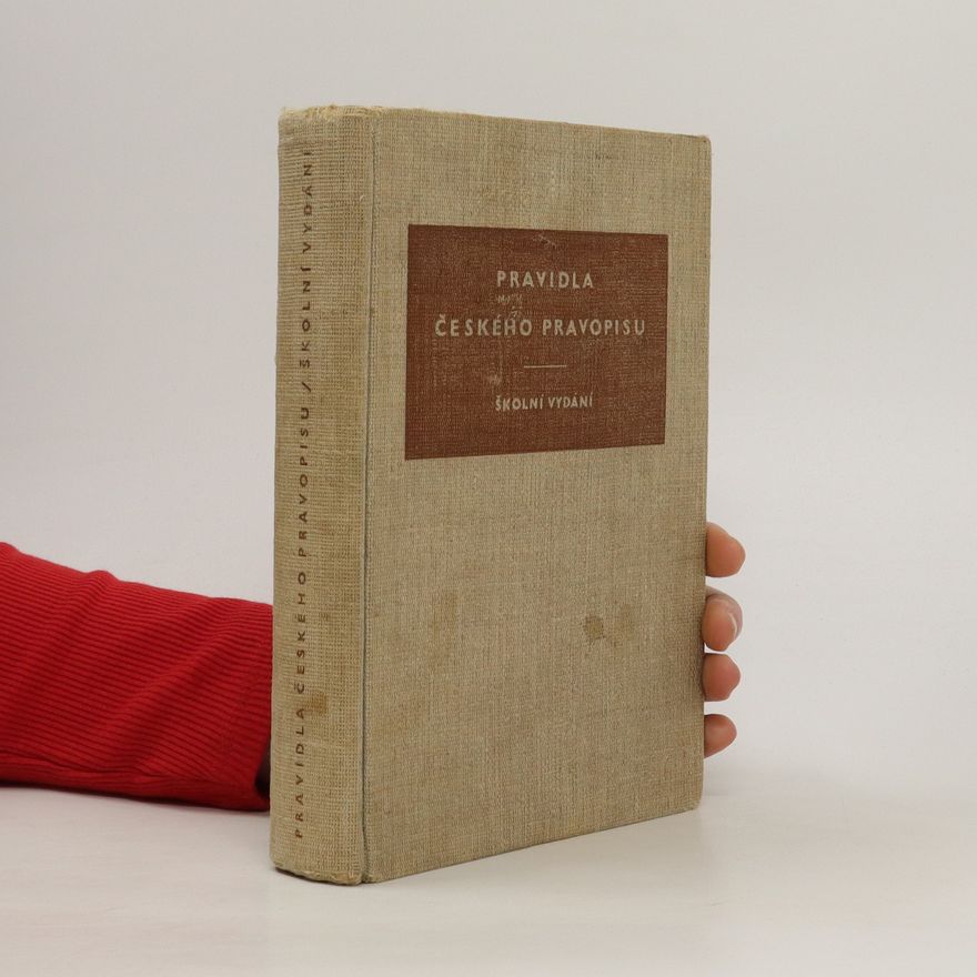Various authors Pravidla českého pravopisu, školní vydání