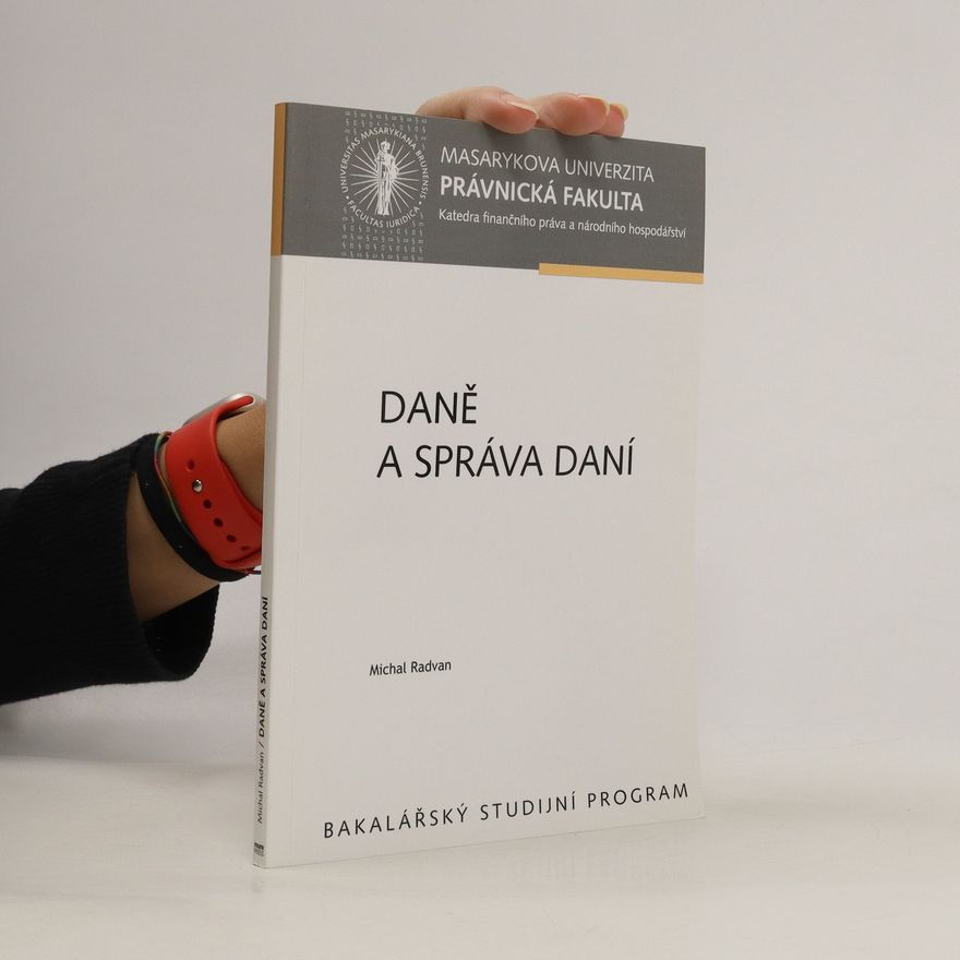 Michal Radvan Daně a správa daní