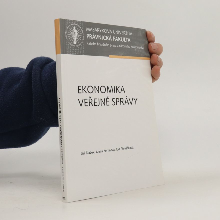 Alena Kerlinová Ekonomika veřejné správy