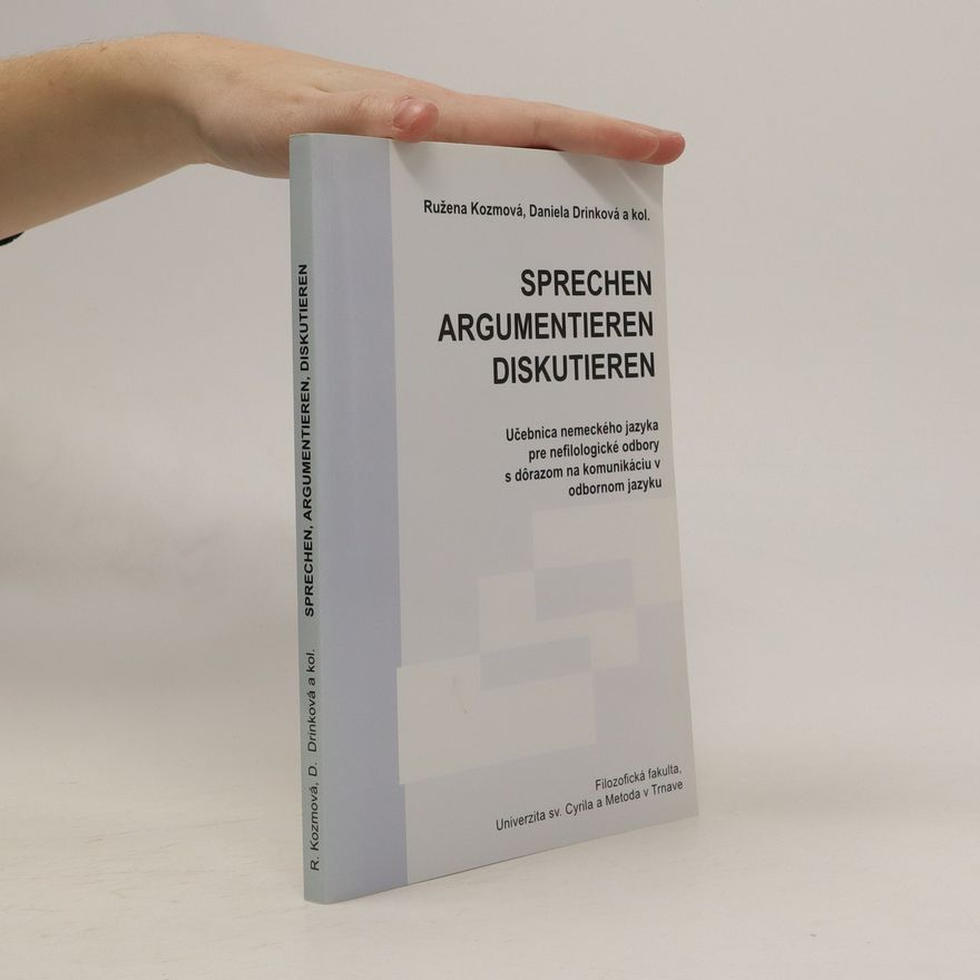 Daniela Drinková Sprechen, argumenten, diskutieren