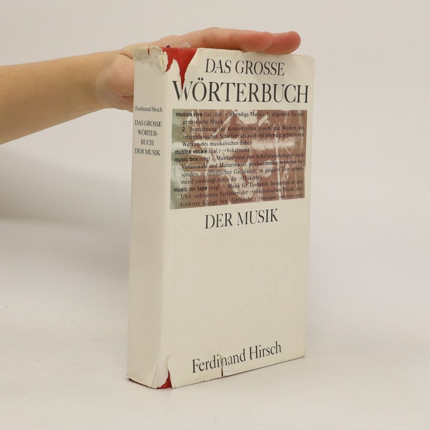 Ferdinand Hirsch Das grosse Wörterbuch der Musik