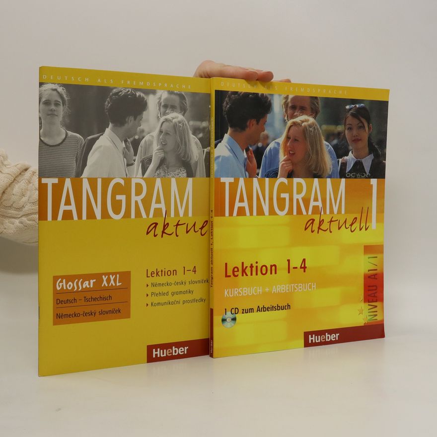 Autorenkollektiv Tangram aktuell 1. Lektion 1-4. Kursbuch + Arbeitsbuch. Glossar XXL (2 svazky, učebnice a slovník)