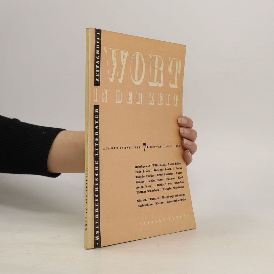 Various authors Wort in der Zeit IV/7