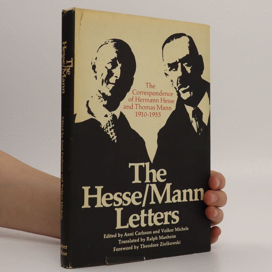 Hermann Hesse The Hesse-Mann Letters