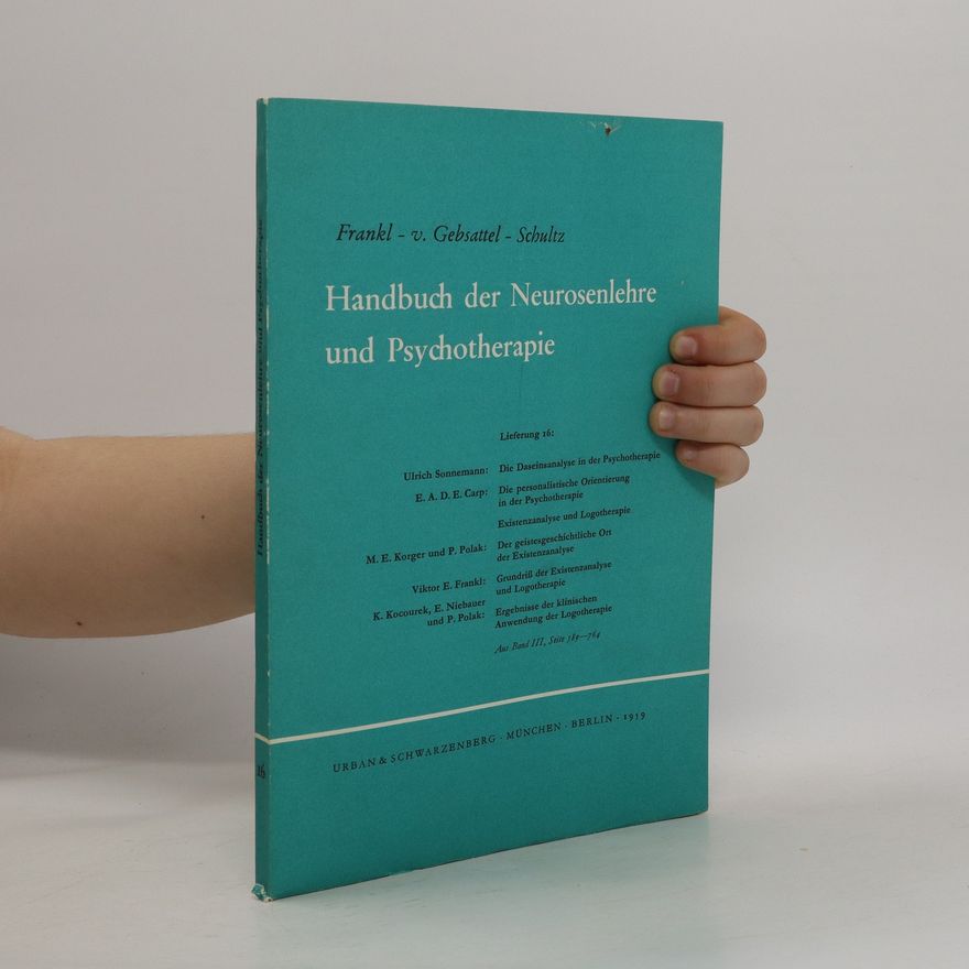 Autorenkollektiv Handbuch der Neurosenlehre und Psychotherapie