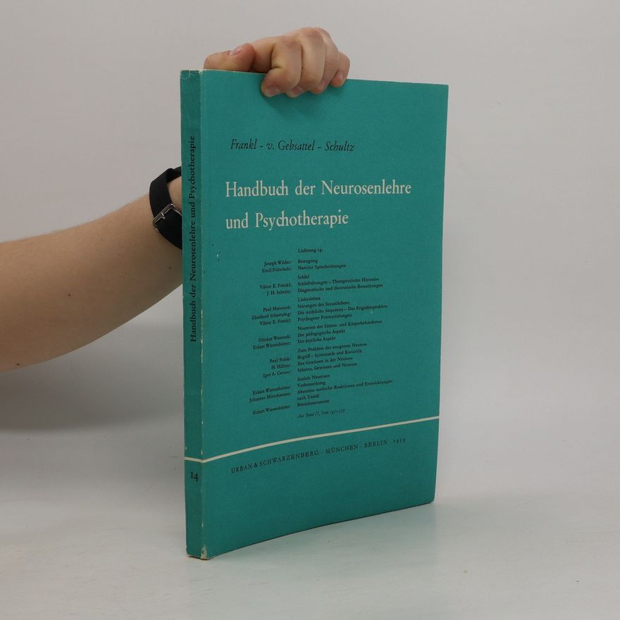 Various authors Handbuch der Neurosenlehre und Psychotherapie