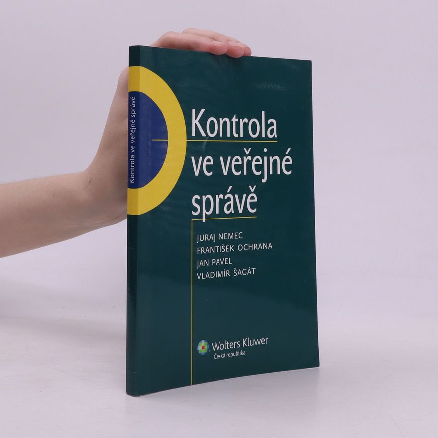 Juraj Nemec Kontrola ve veřejné správě