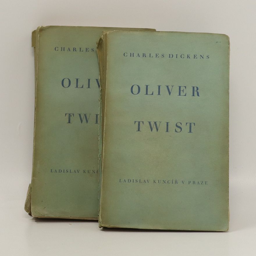 Charles Dickens Oliver Twist (komplet 1. a 2. díl; rozlepená nešitá vazba - volné listy)