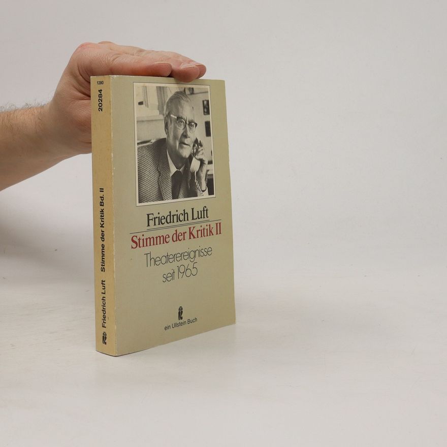 Friedrich Luft Stimme der Kritik