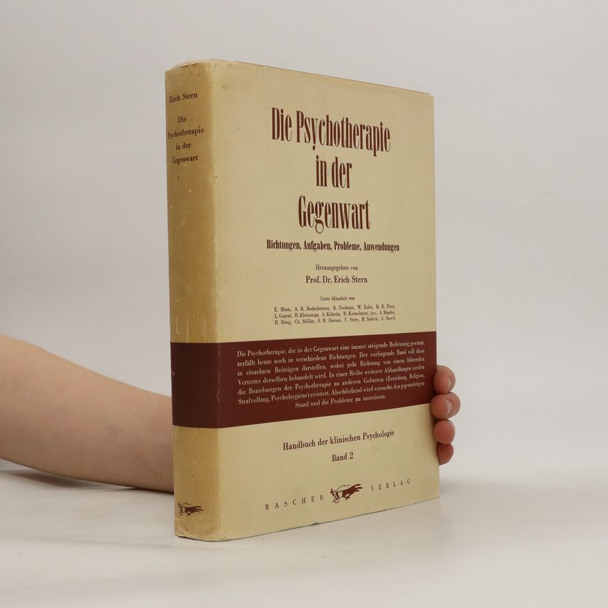 Erich Stern Die Psychotherapie in der Gegenwart