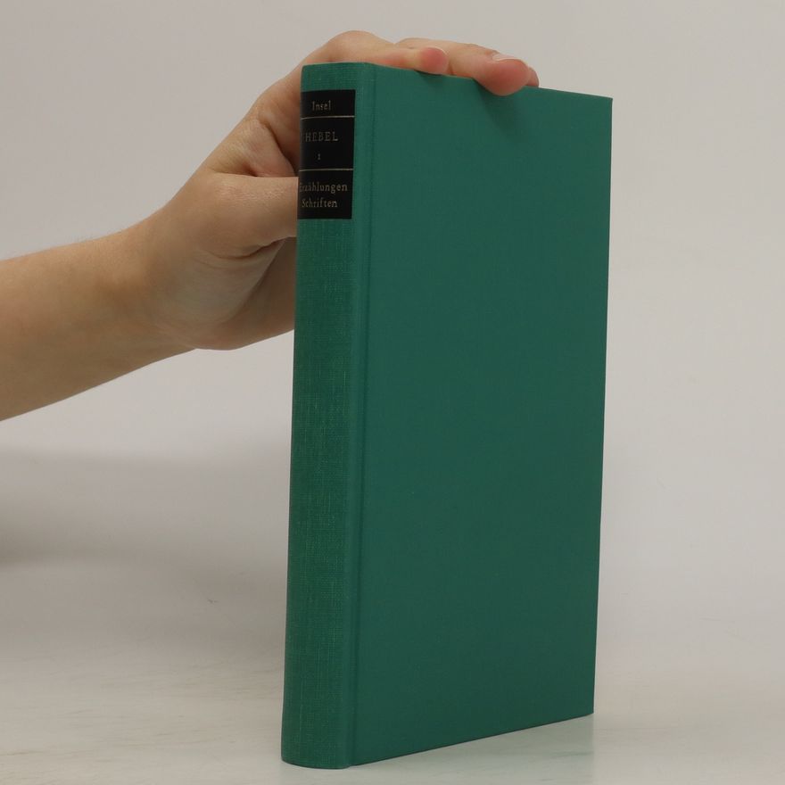 Johann Peter Hebel Erzählungen Schriften