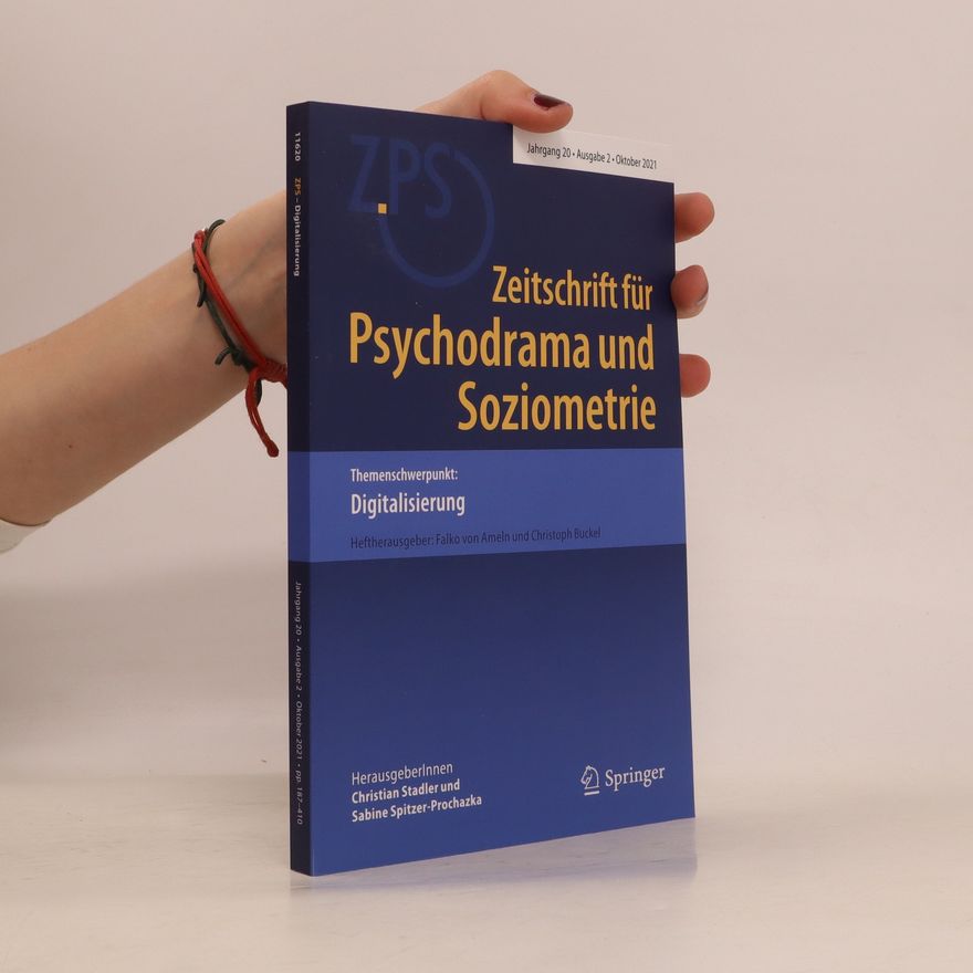Sabine Spitzer Prochazka Zeitschrift für Psychodrama und Soziometrie 2/2021: Digitalisierung